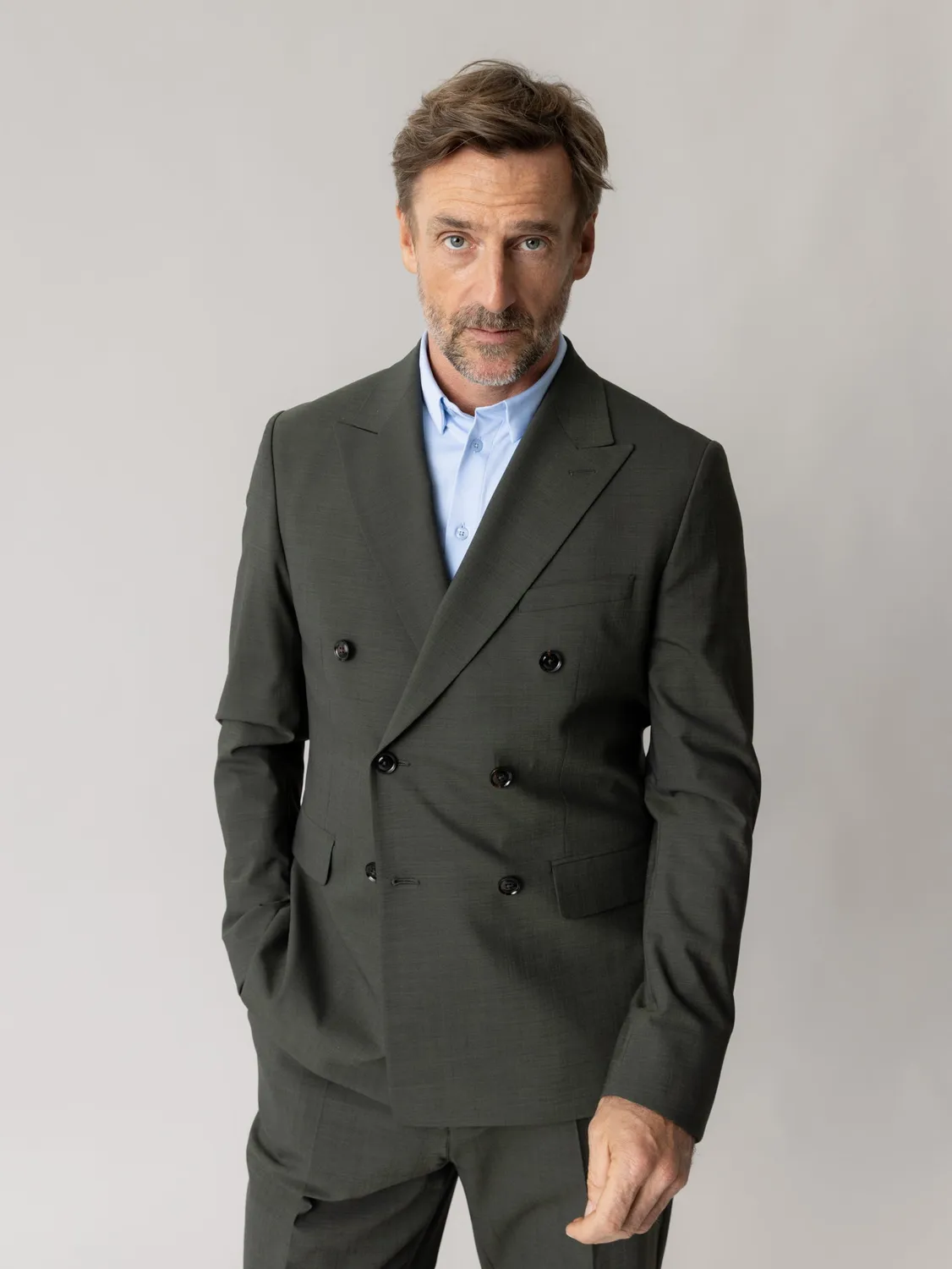 Mos Mosh MMGLui Dynamic Luxe Blazer Falcon 50 Wollmix