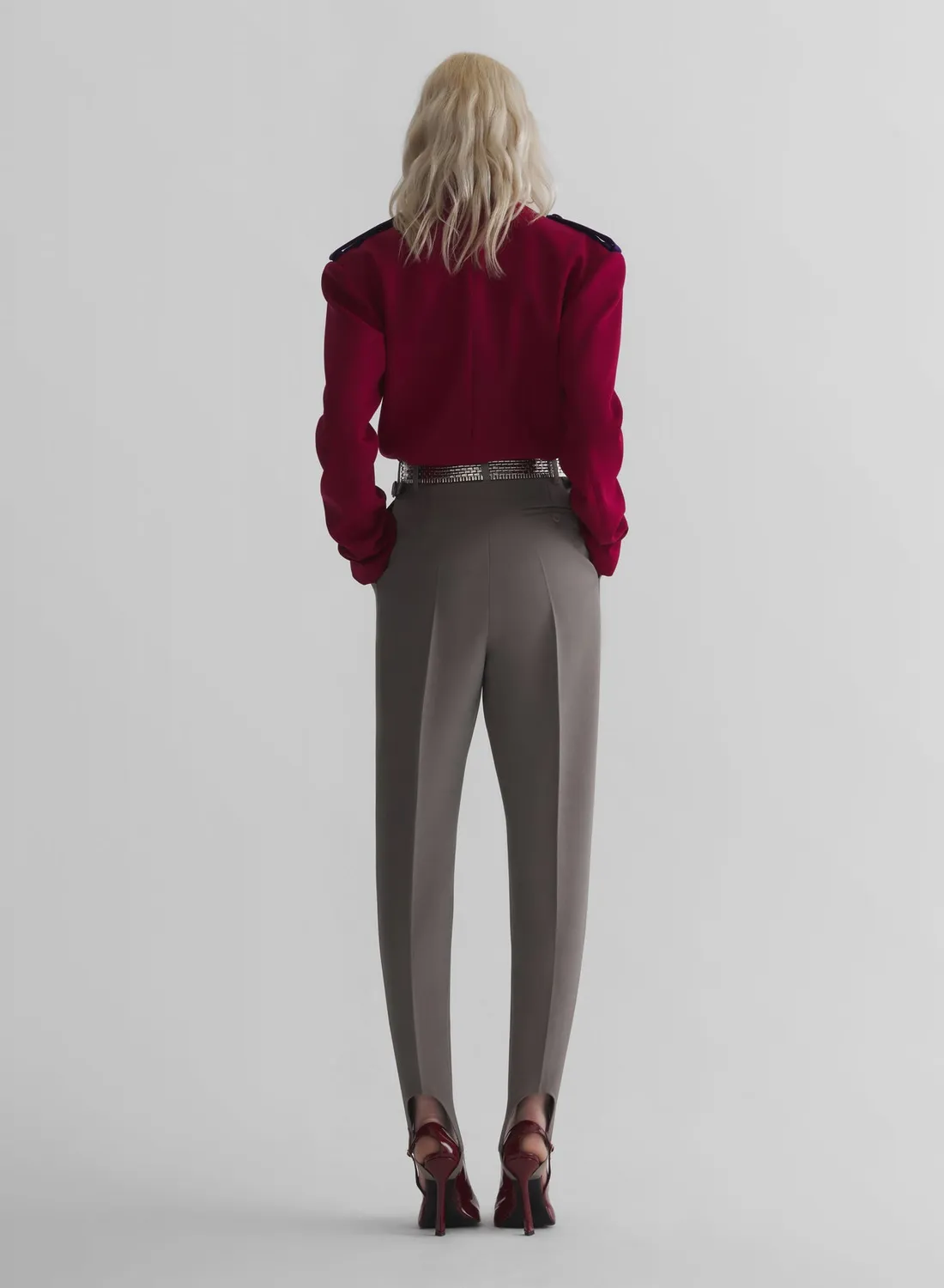 Mugler Bi-Color Uniform Hemd Shirt