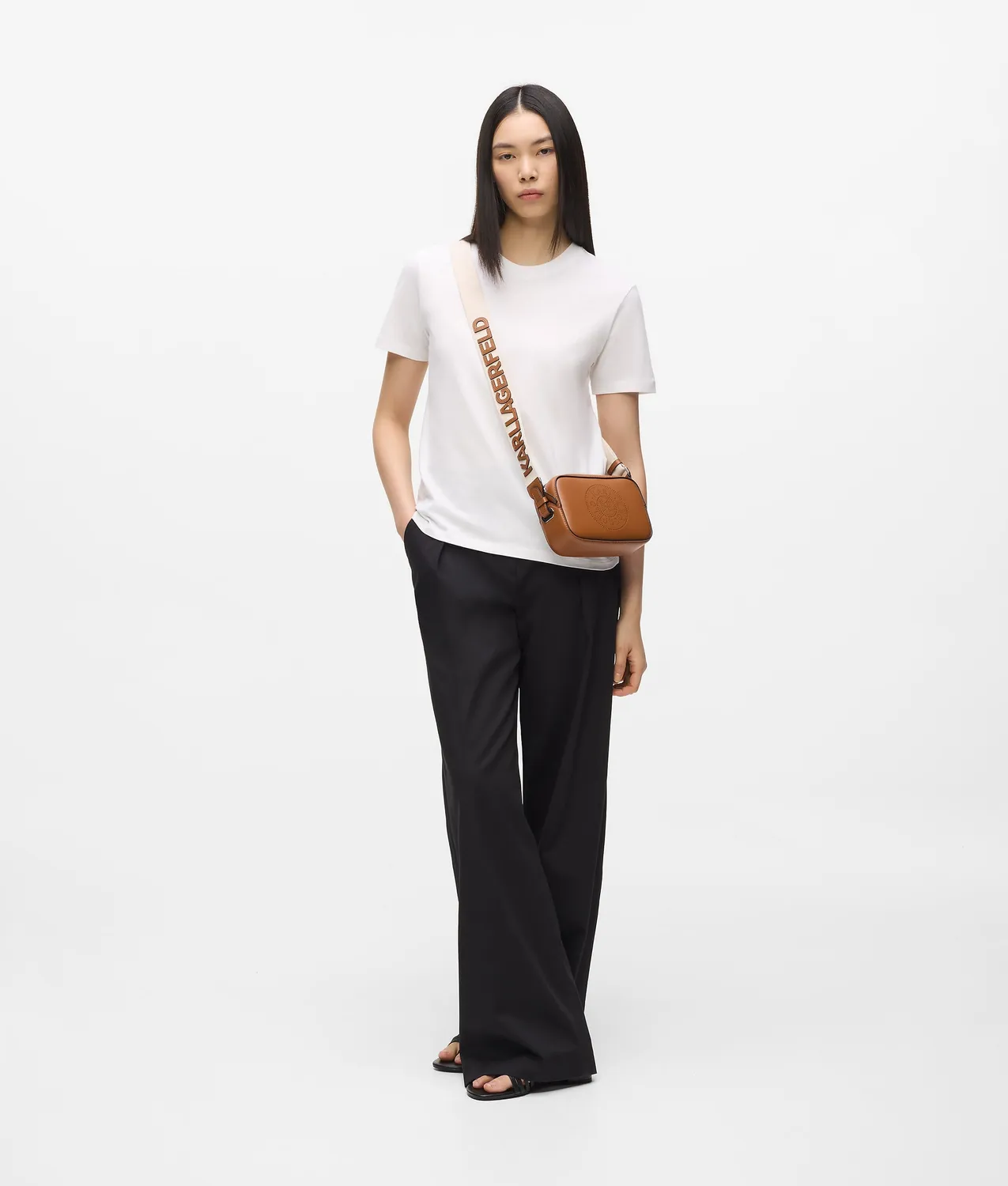 Karl Lagerfeld K/Circle Crossbody Umhängetasche One Size Leder