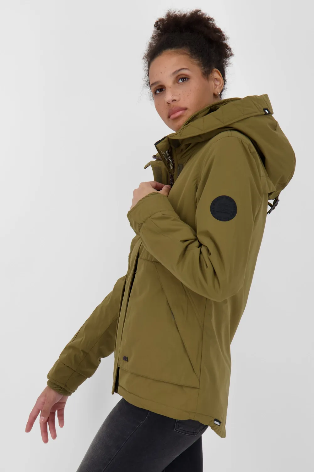 Alife & Kickin NaomiAK A Steppjacke dunkelgrün kurz