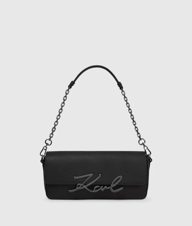 Karl Lagerfeld K/Signature Chain Umhängetasche One Size Leder