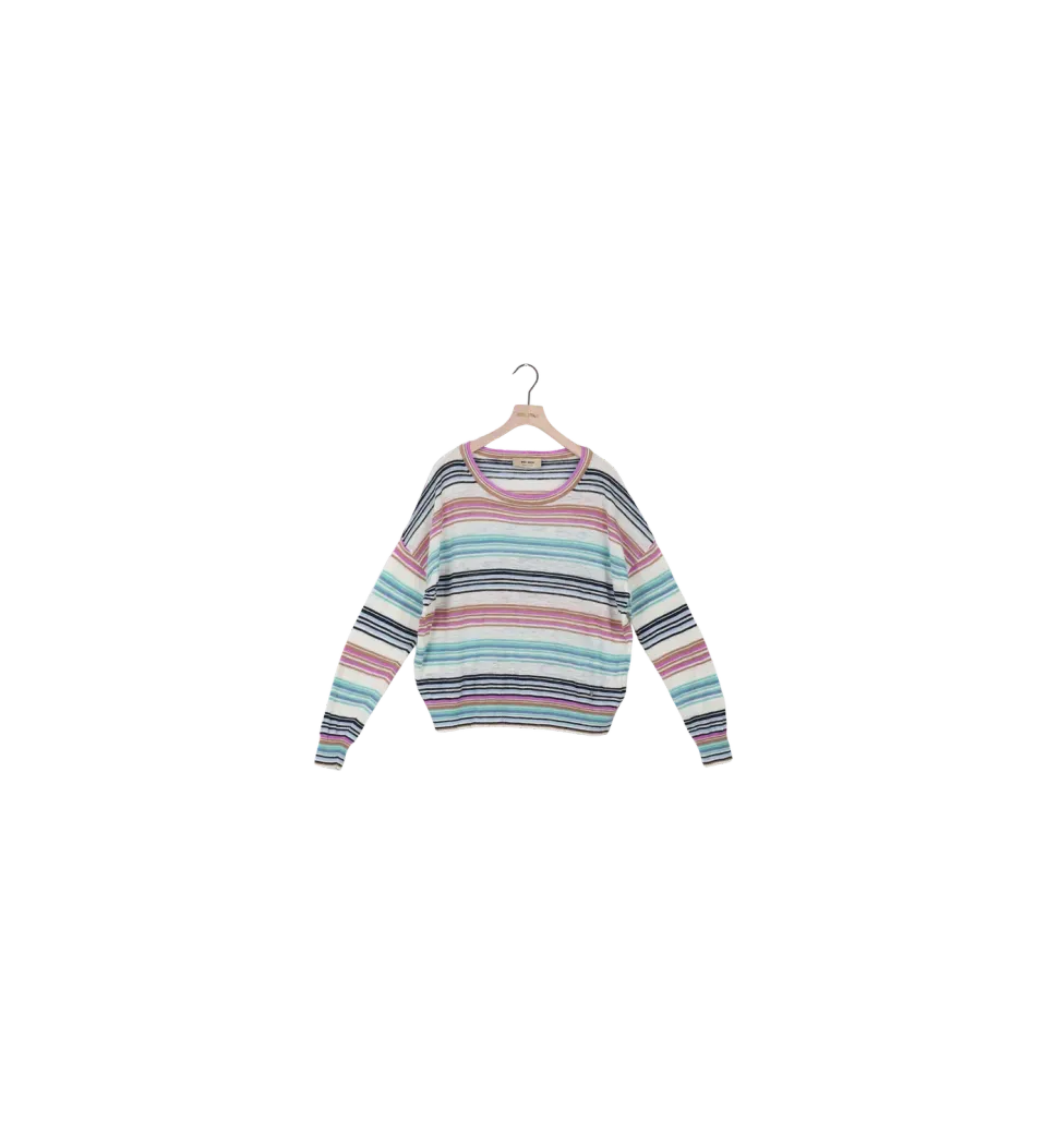 Mos Mosh MMPitch LS Linen Pullover XL wasabi