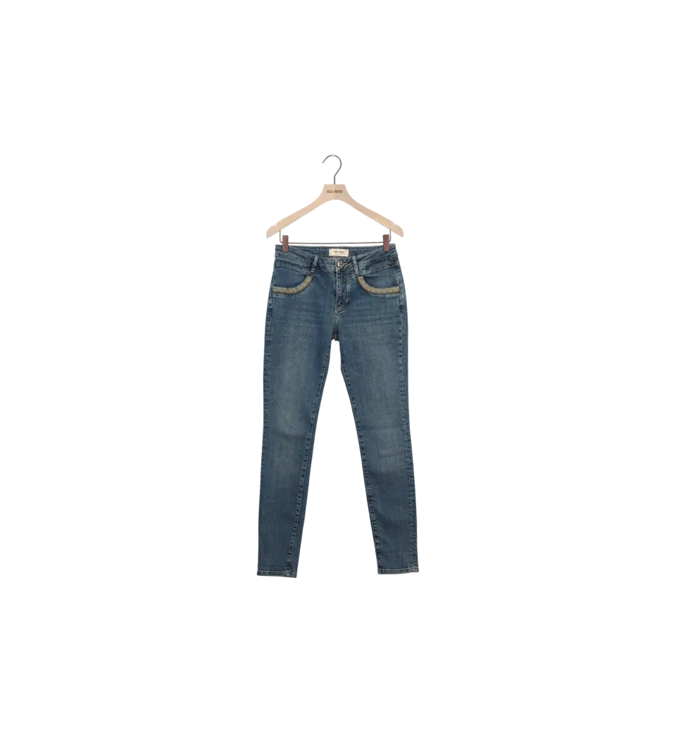 Mos Mosh MMNaomi Sapphire Jeans Blau 25 Secondhand
