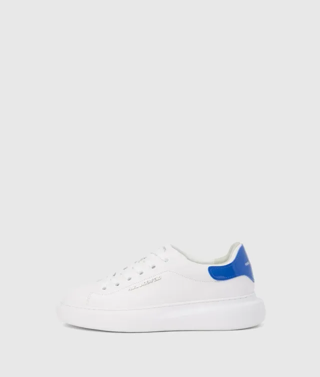 Karl Lagerfeld Ikon Kore Sneaker Leder schwarz glänzend