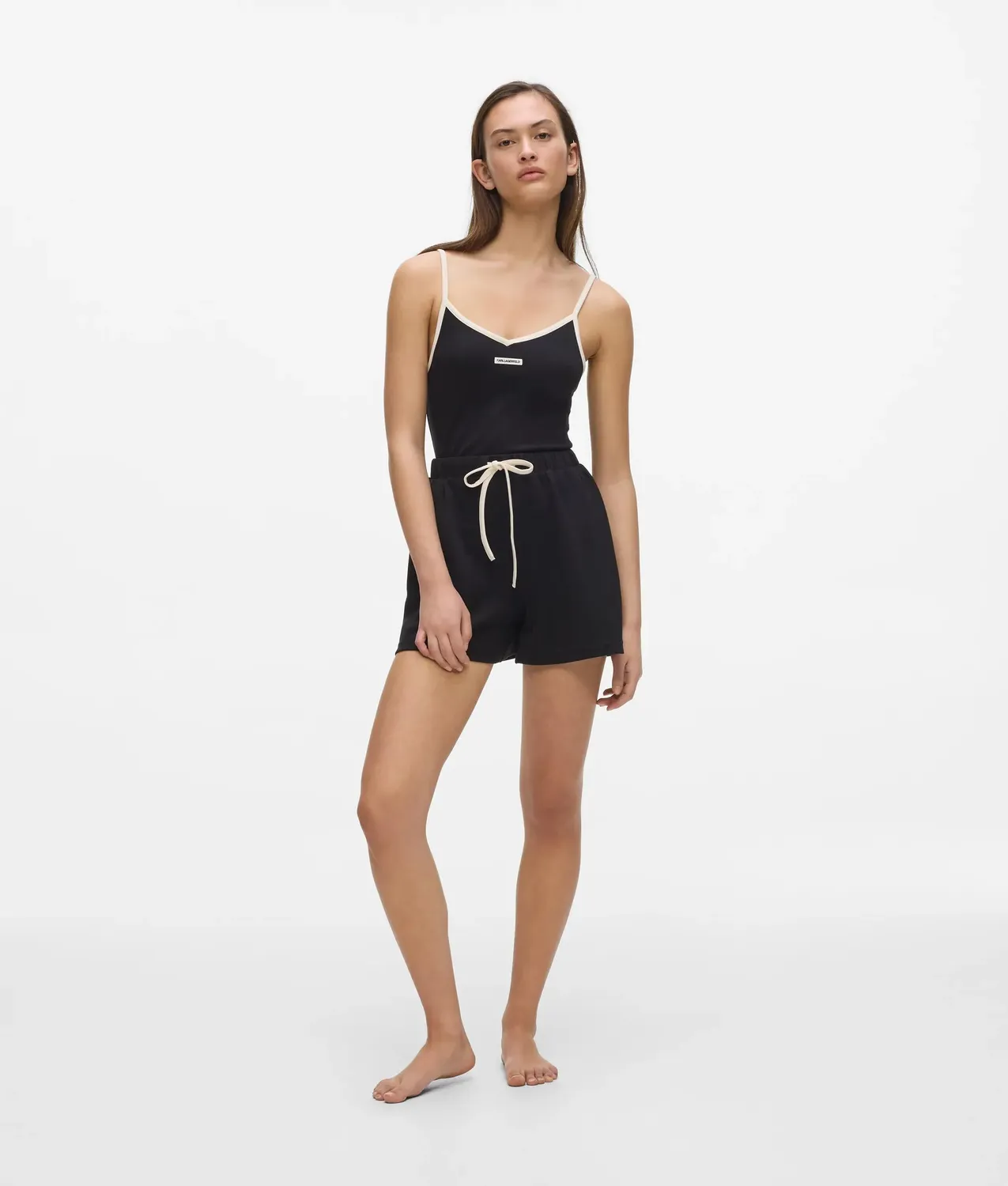 Karl Lagerfeld Monochrome Loungewear Shorts Damen