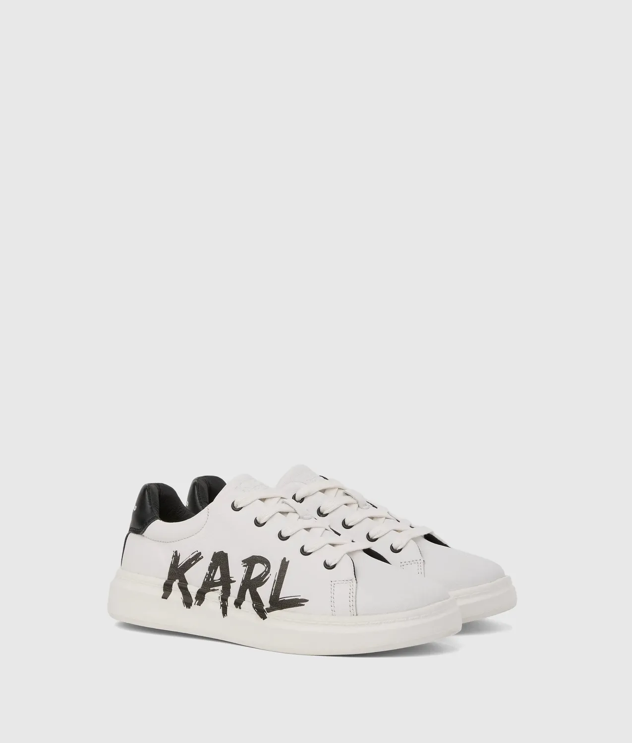 Karl Lagerfeld Boys Graffiti Sneaker Leder Kinder
