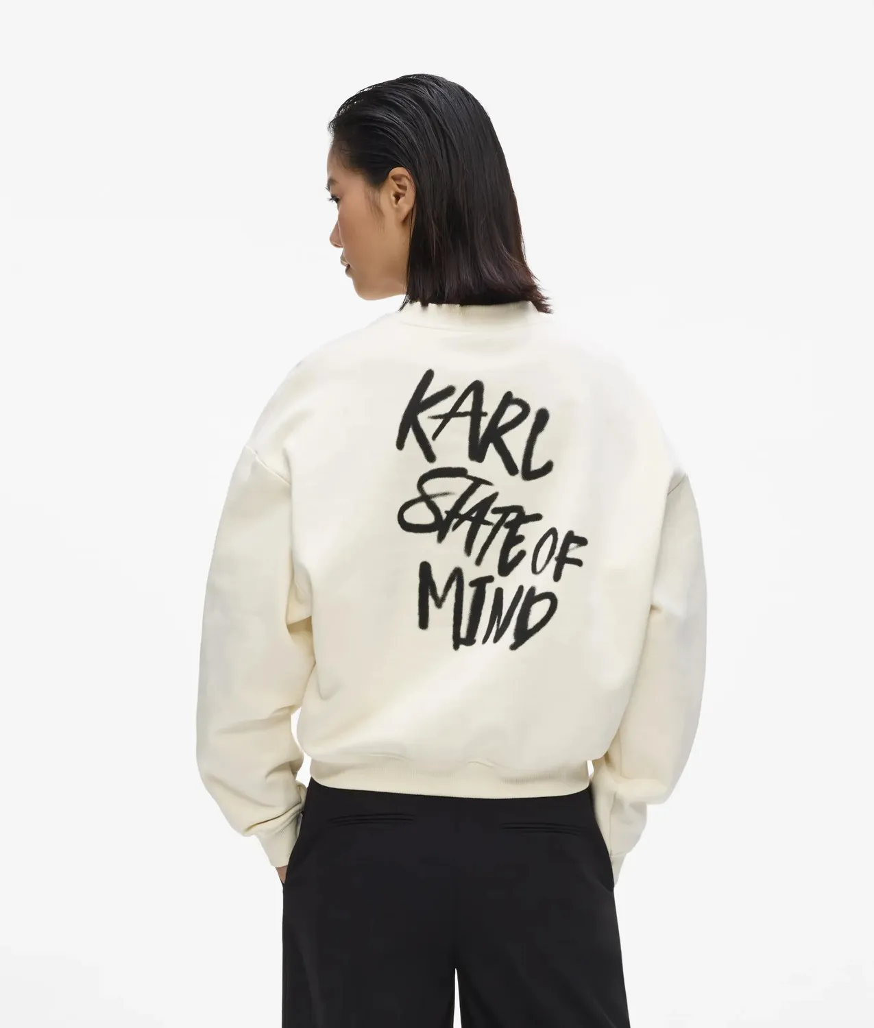 Karl Lagerfeld KL Jeans Sweatshirt boxy Print Bio