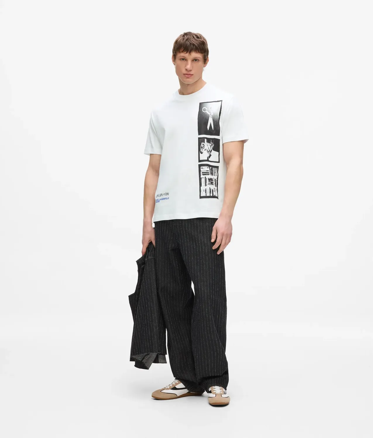Karl Lagerfeld Polaroid Print T-Shirt KL Jeans Herren