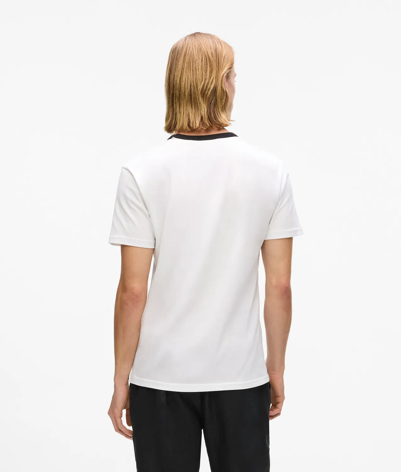 Karl Lagerfeld Monogram Slim T-Shirt Stickerei