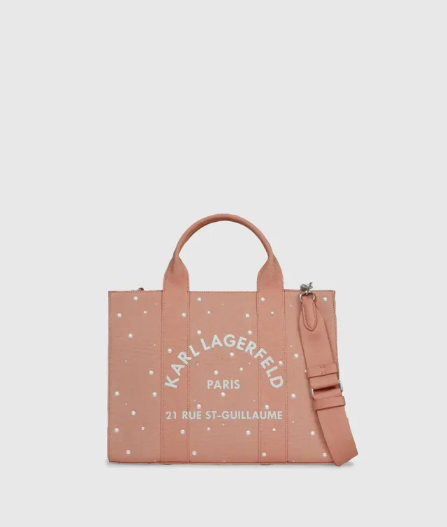 Karl Lagerfeld Rue St-Guillaume Tote Perlen Medium