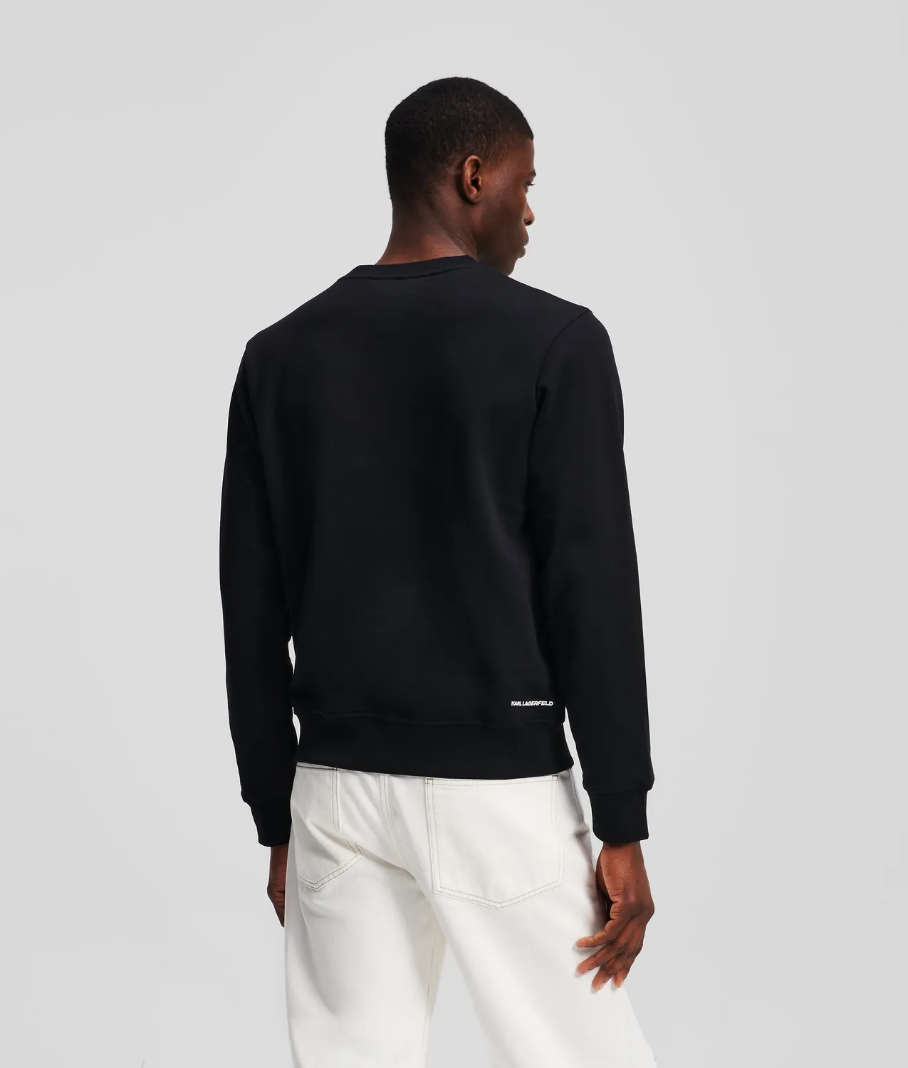 Karl Lagerfeld Ikon Sweatshirt Crew Neck Unisex schwarz