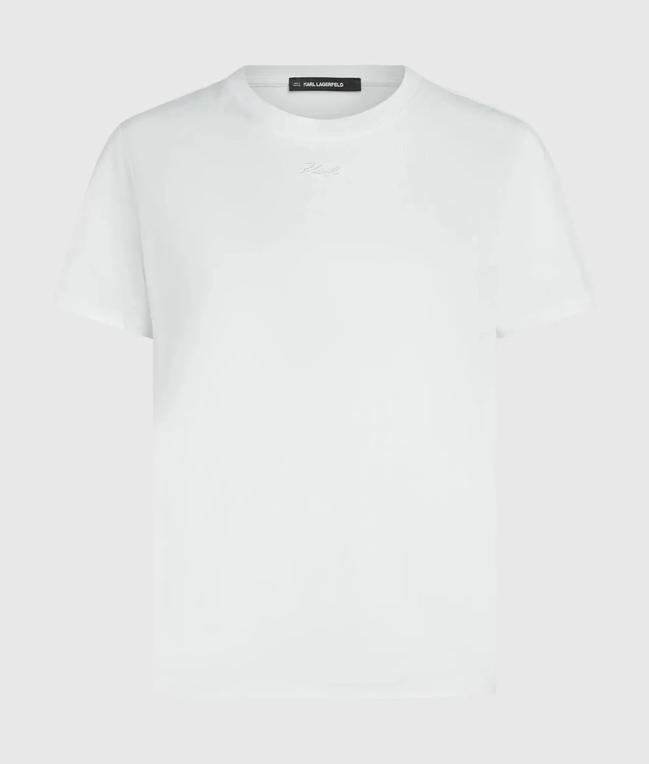Karl Lagerfeld Signature T-Shirt Bio-Baumwolle regular