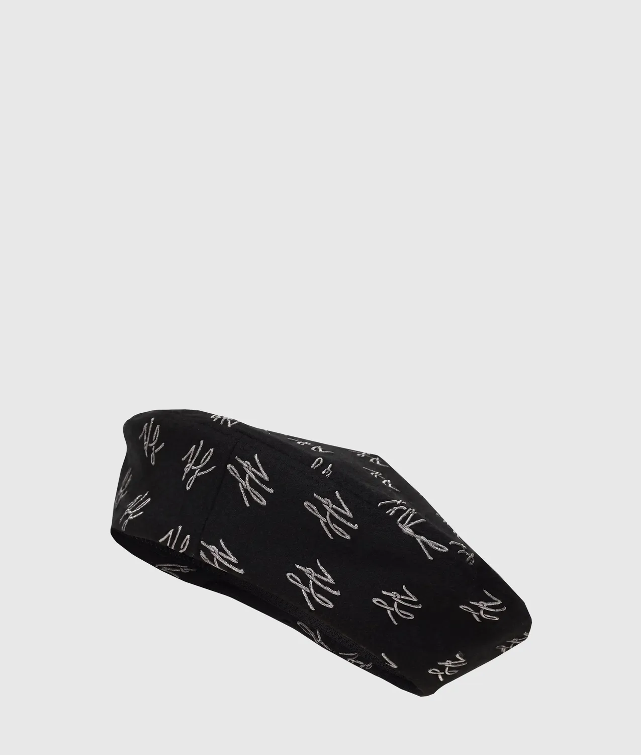 Karl Lagerfeld K/Autograph Glitzer Barett Wolle One Size