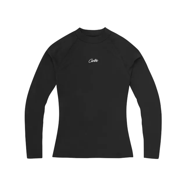 Corteiz Litework Compression Top Shirt schwarz Slim Fit