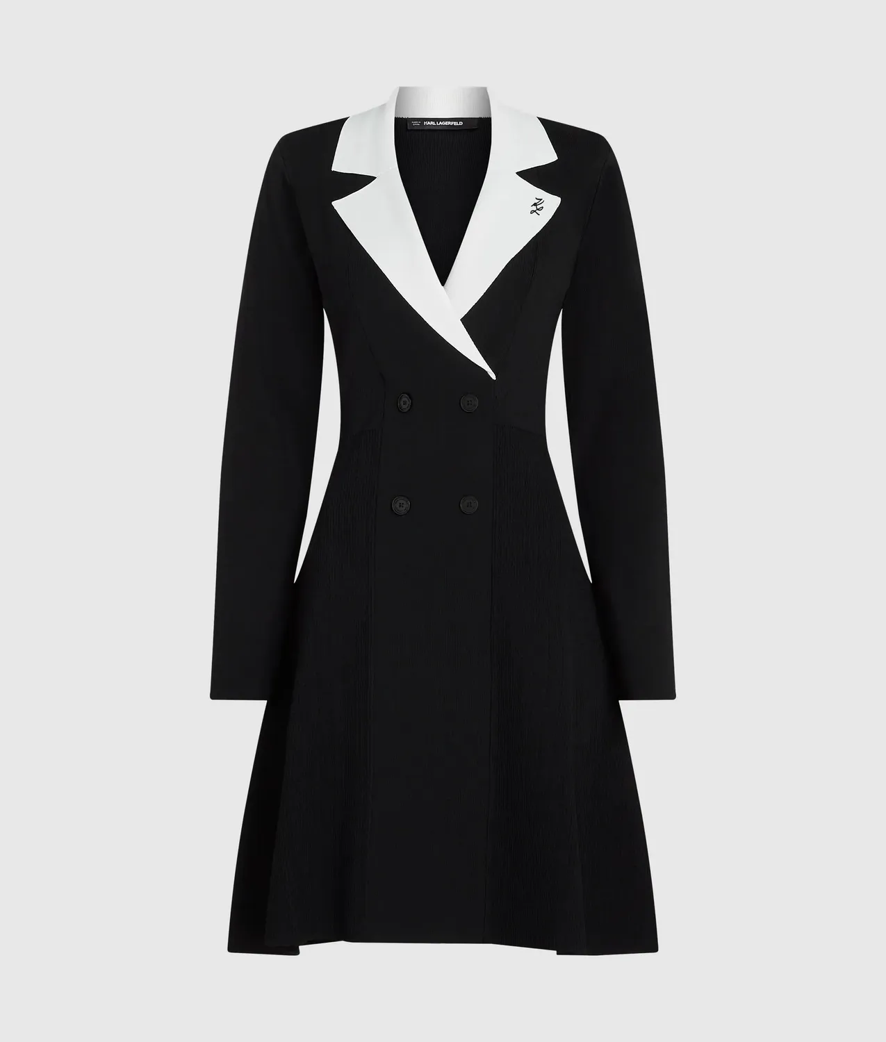 Karl Lagerfeld Monochrome Blazerkleid Strickkleid XS-XL tailliert