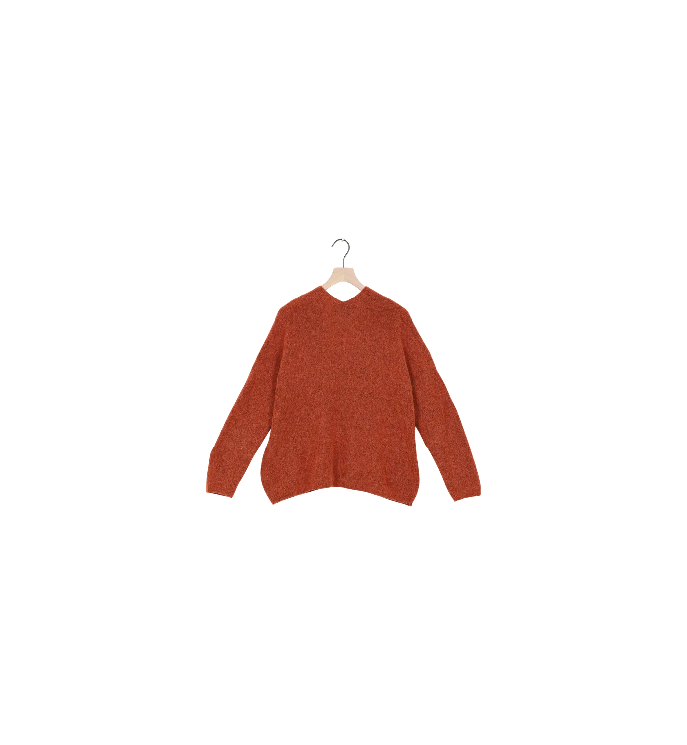 Mos Mosh MMThora V-Neck Strickpullover Burnt Ochre S