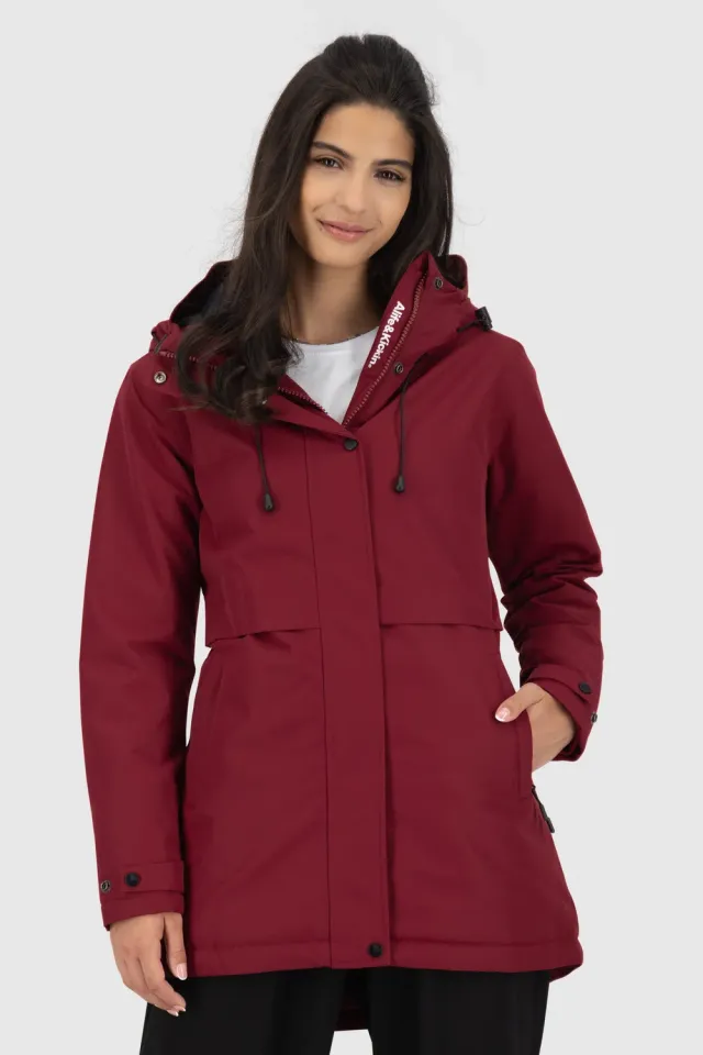 Alife & Kickin MarlyAK A Funktionsjacke Dunkelrot tailliert