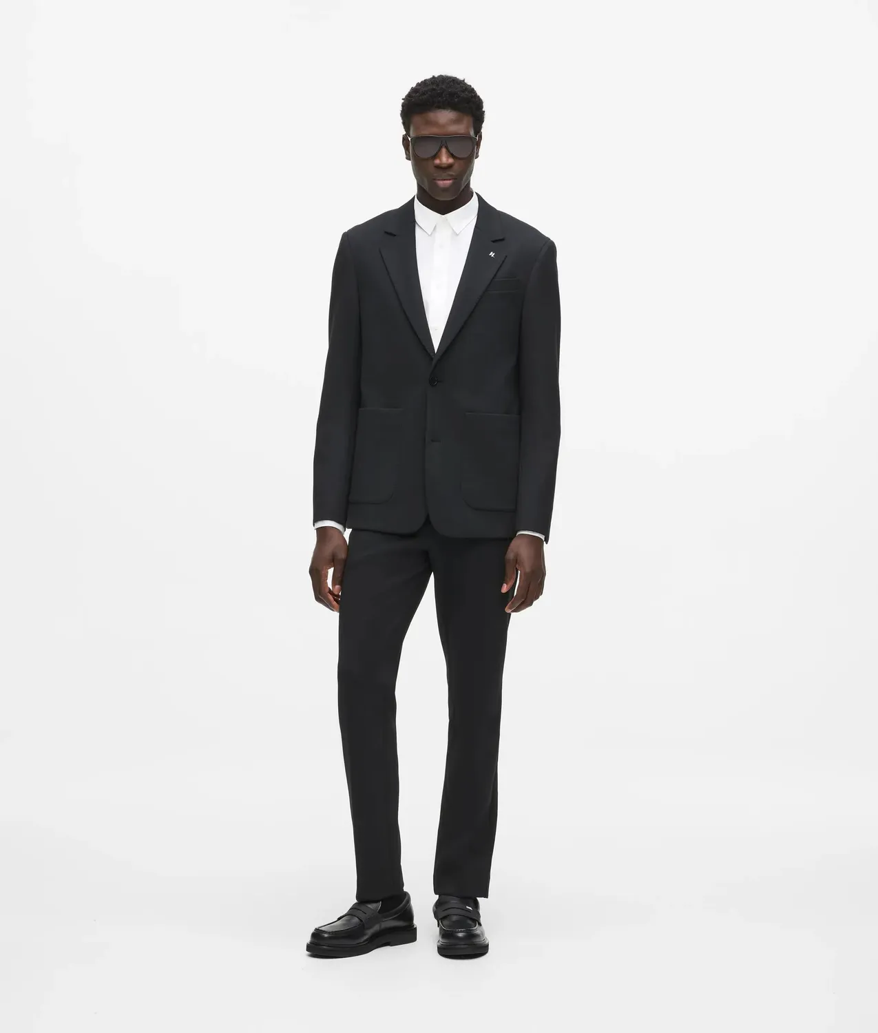 Karl Lagerfeld Monogram Slim Fit T-Shirt Baumwolle stretch
