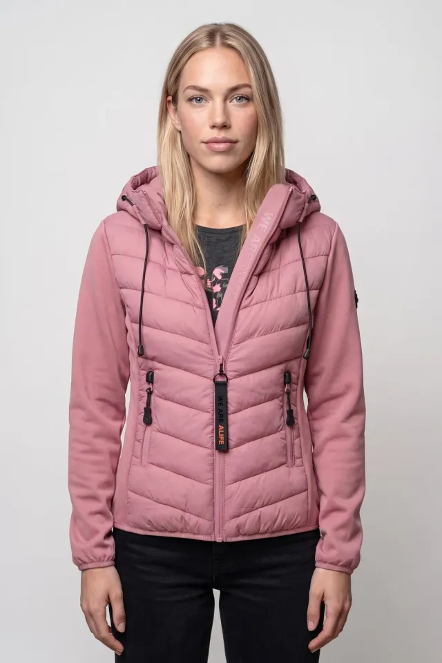 Alife & Kickin ZeliaAK A Hybrid Jacke Rot Leicht