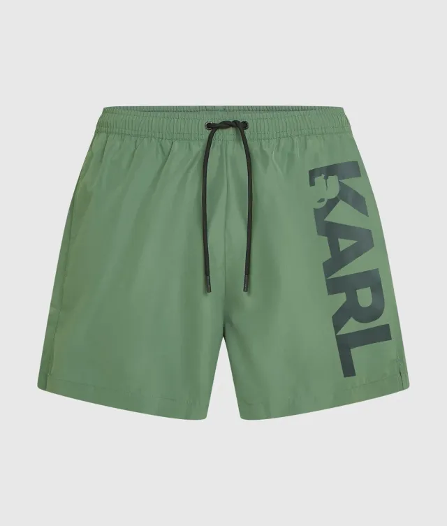 Karl Lagerfeld Logo Boardshorts kurz Badeshorts