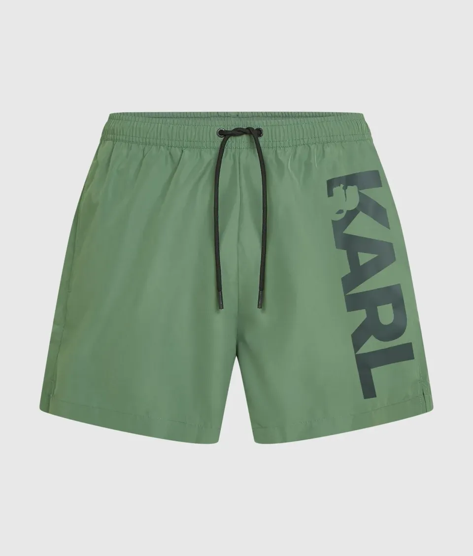Karl Lagerfeld Logo Boardshorts kurz Badeshorts
