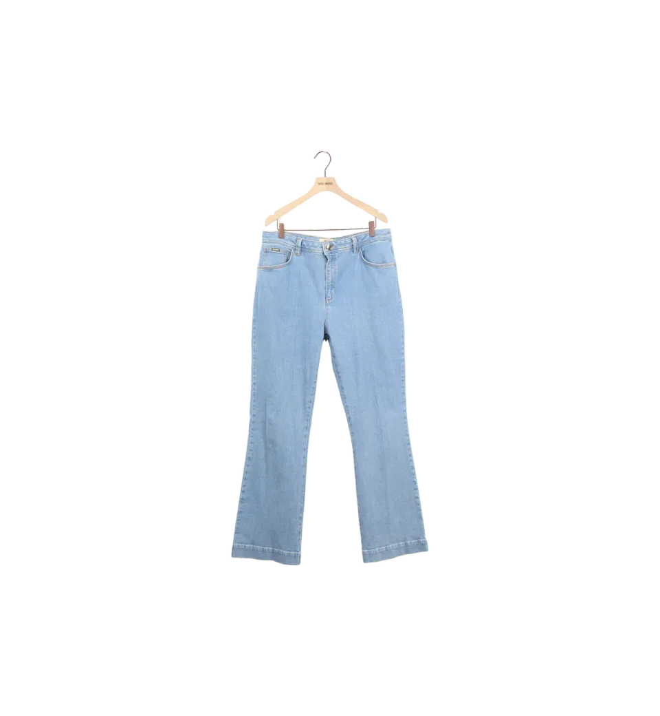Mos Mosh ReLoved MMJessica Kyoto Flare Jeans 33 Hellblau Secondhand