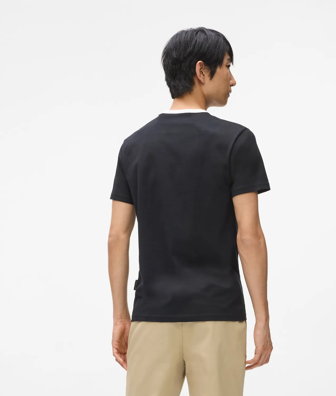 Karl Lagerfeld Monogram Slim T-Shirt mit Stickerei