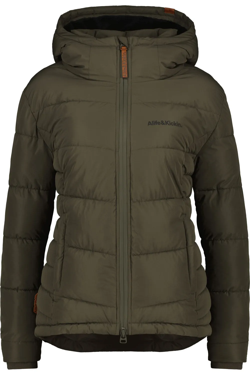 Alife & Kickin JuanaAK A Steppjacke Dunkelgrün Teddyfutter
