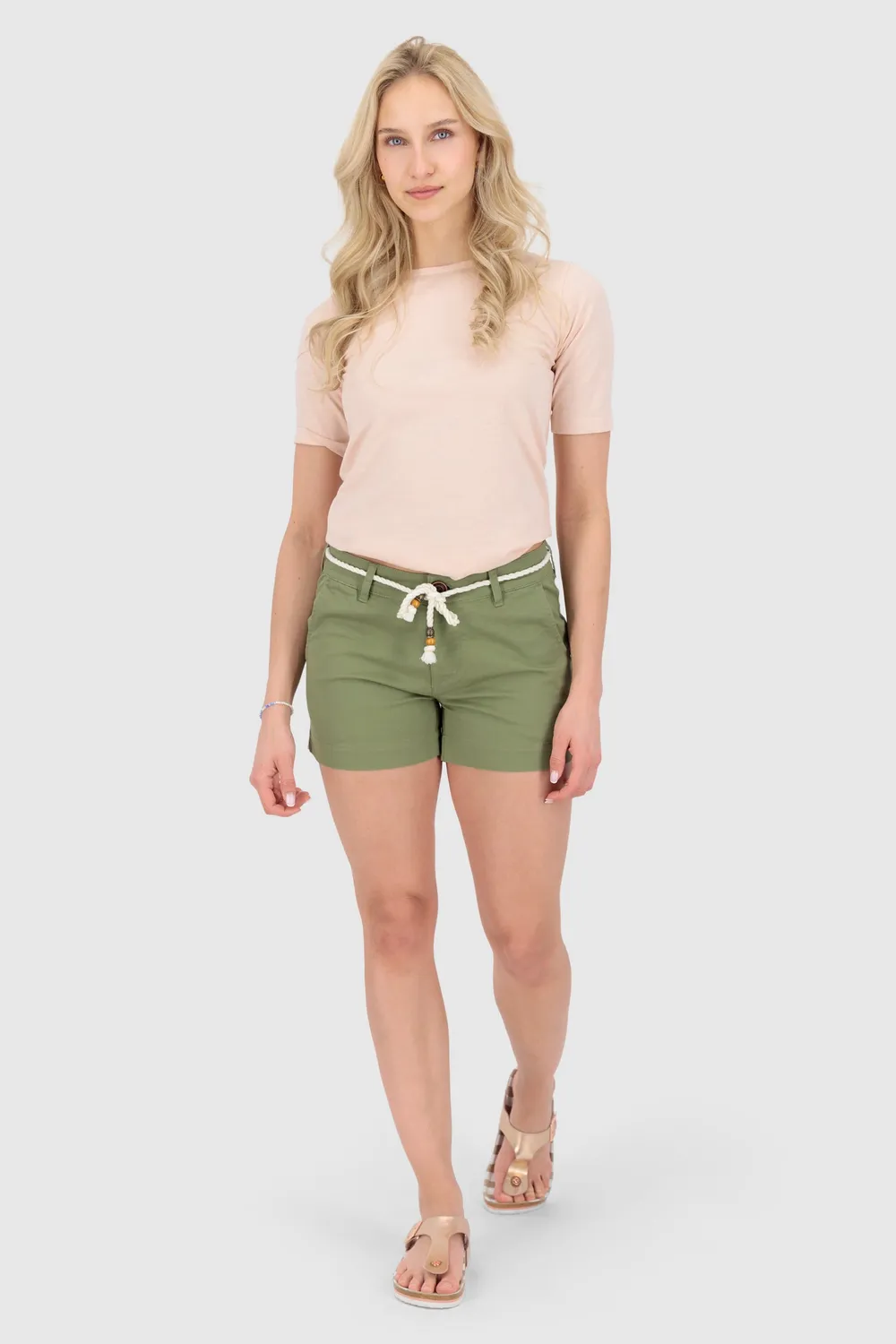 Alife & Kickin ReinaAK A Shorts Damen Grün Sommer