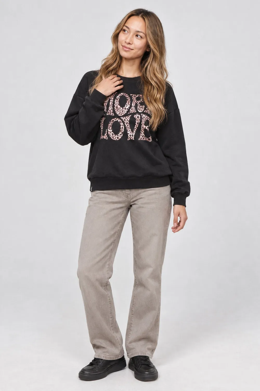 Alife & Kickin ElsaAK P Sweatshirt Schwarz Love