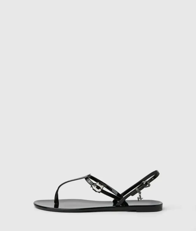 Karl Lagerfeld Ikon NFT Jelly Sandalen Gummi transparent