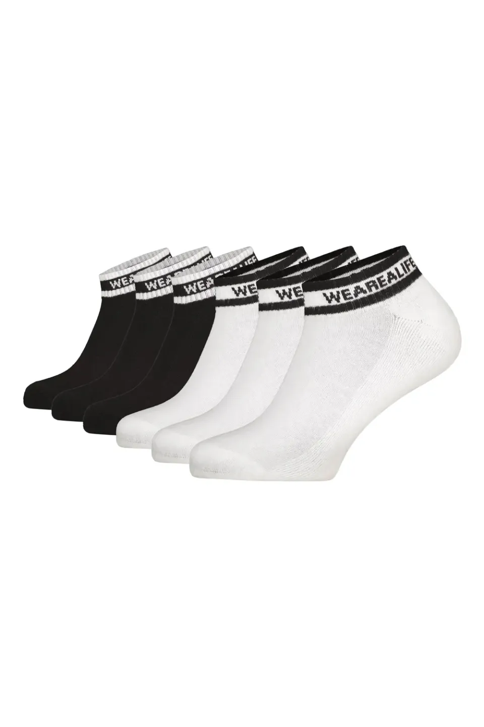 Alife & Kickin BayaAK Sneaker Socken 6er Mix Schwarz Weiß