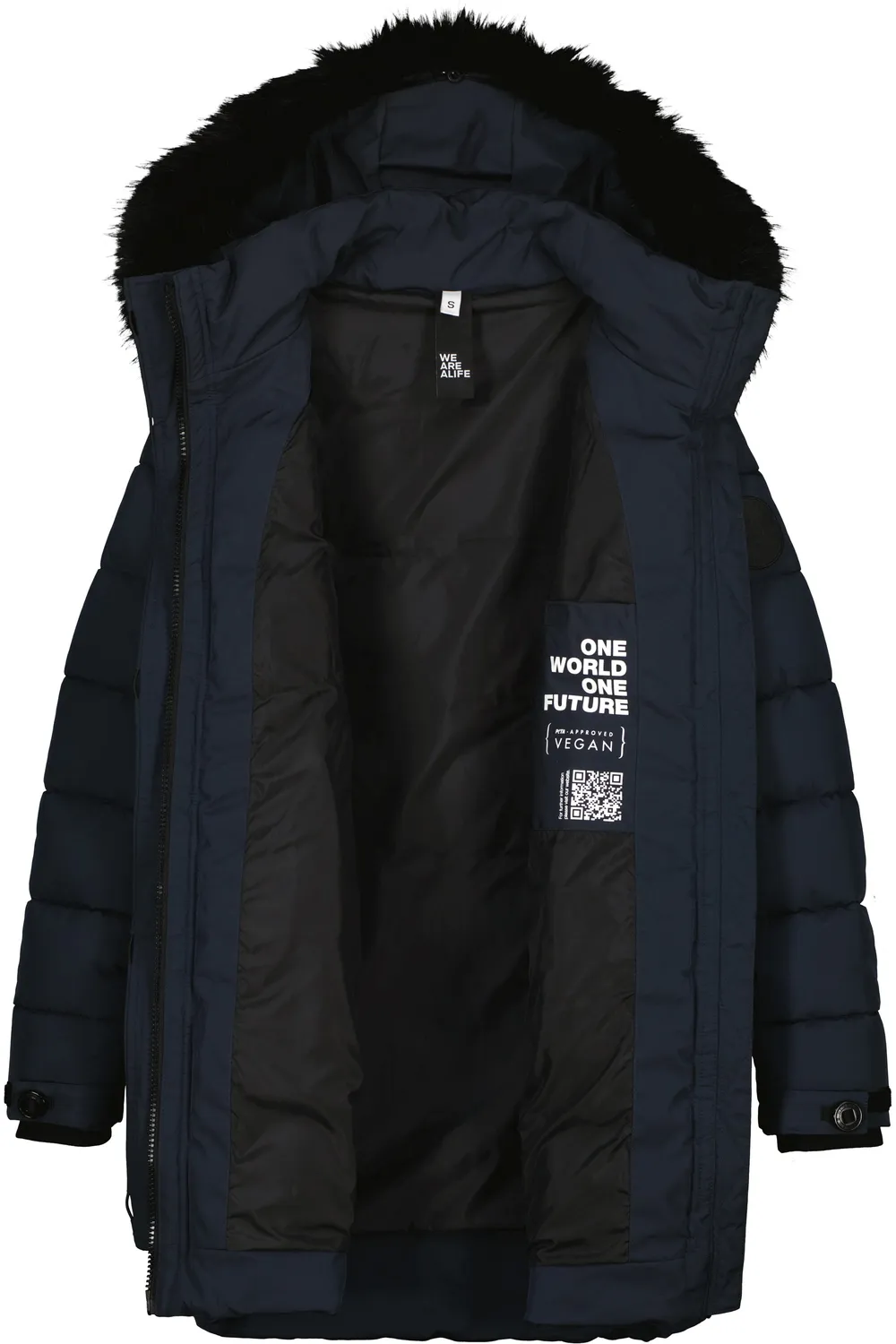 Alife & Kickin AmaliaAK A Steppmantel Dunkelblau Damen