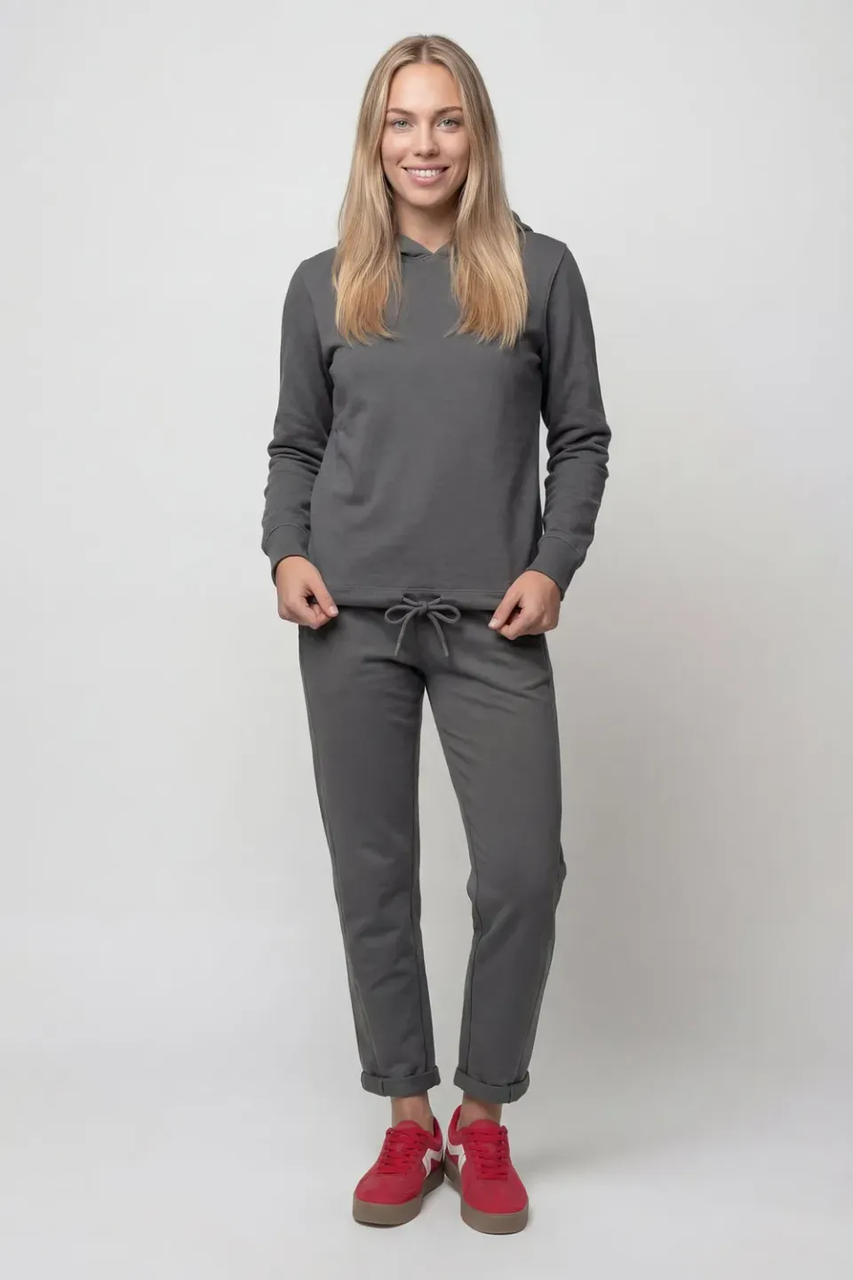 Alife & Kickin MalinAK A Sweatsuit grau Damen-Set
