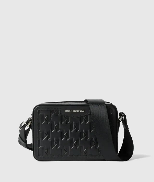 Karl Lagerfeld K/Loom Camera Bag Umhängetasche Leder