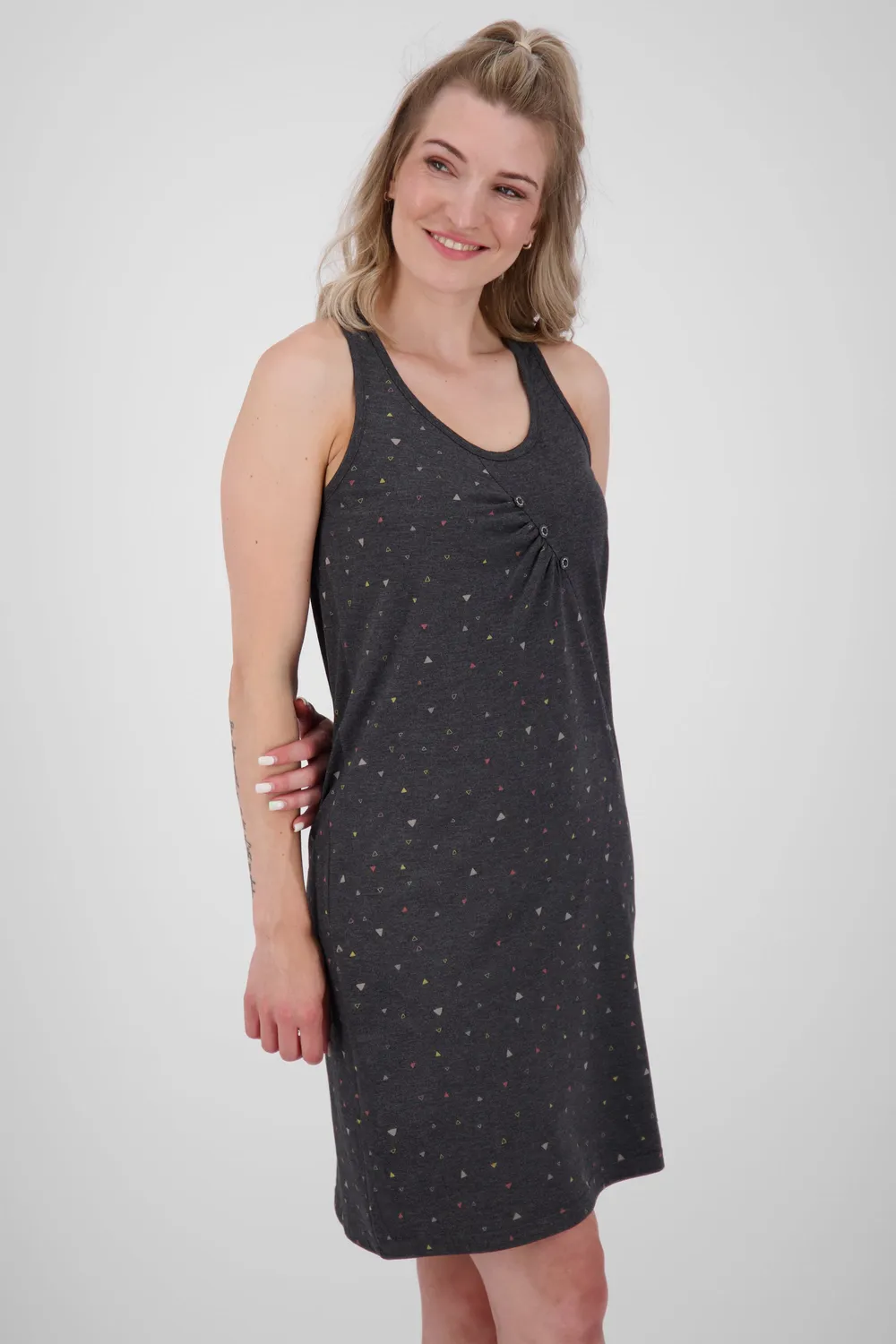 Alife & Kickin CameronAK B Kleid schwarz Rücken-Cut-out
