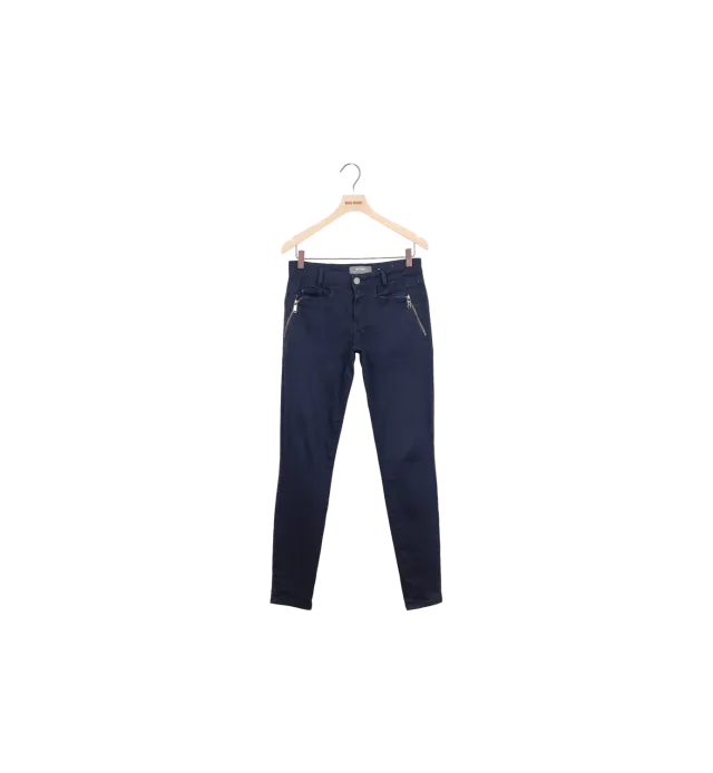 Mos Mosh MMCody Zip Pant Slim Secondhand Navy 25