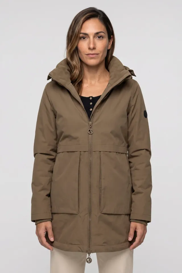 Alife & Kickin MaluAK A Parka teak für Damen