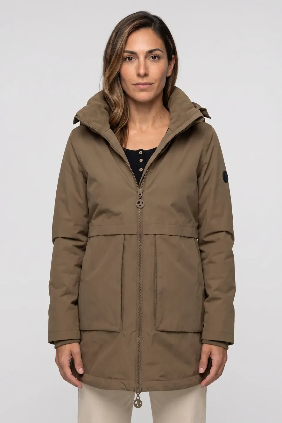 Alife & Kickin MaluAK A Parka teak für Damen