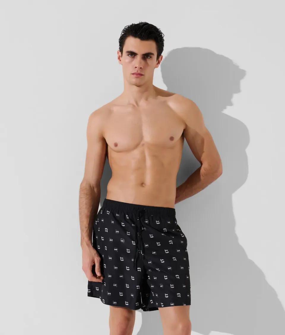 Karl Lagerfeld Ikon Boardshorts Badehose Print XS-XL