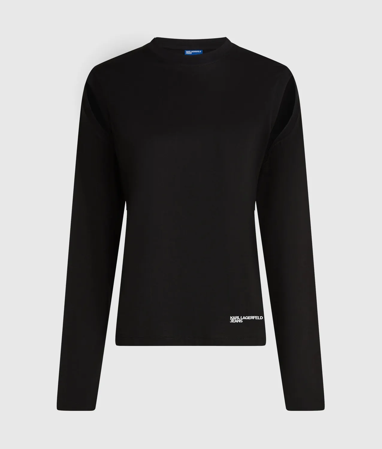 Karl Lagerfeld Jeans Cut-out Langarmshirt Baumwolle