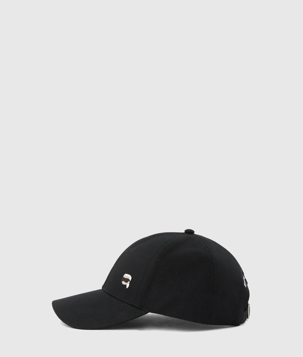 Karl Lagerfeld Ikon Pin Cap Baumwolle schwarz One Size
