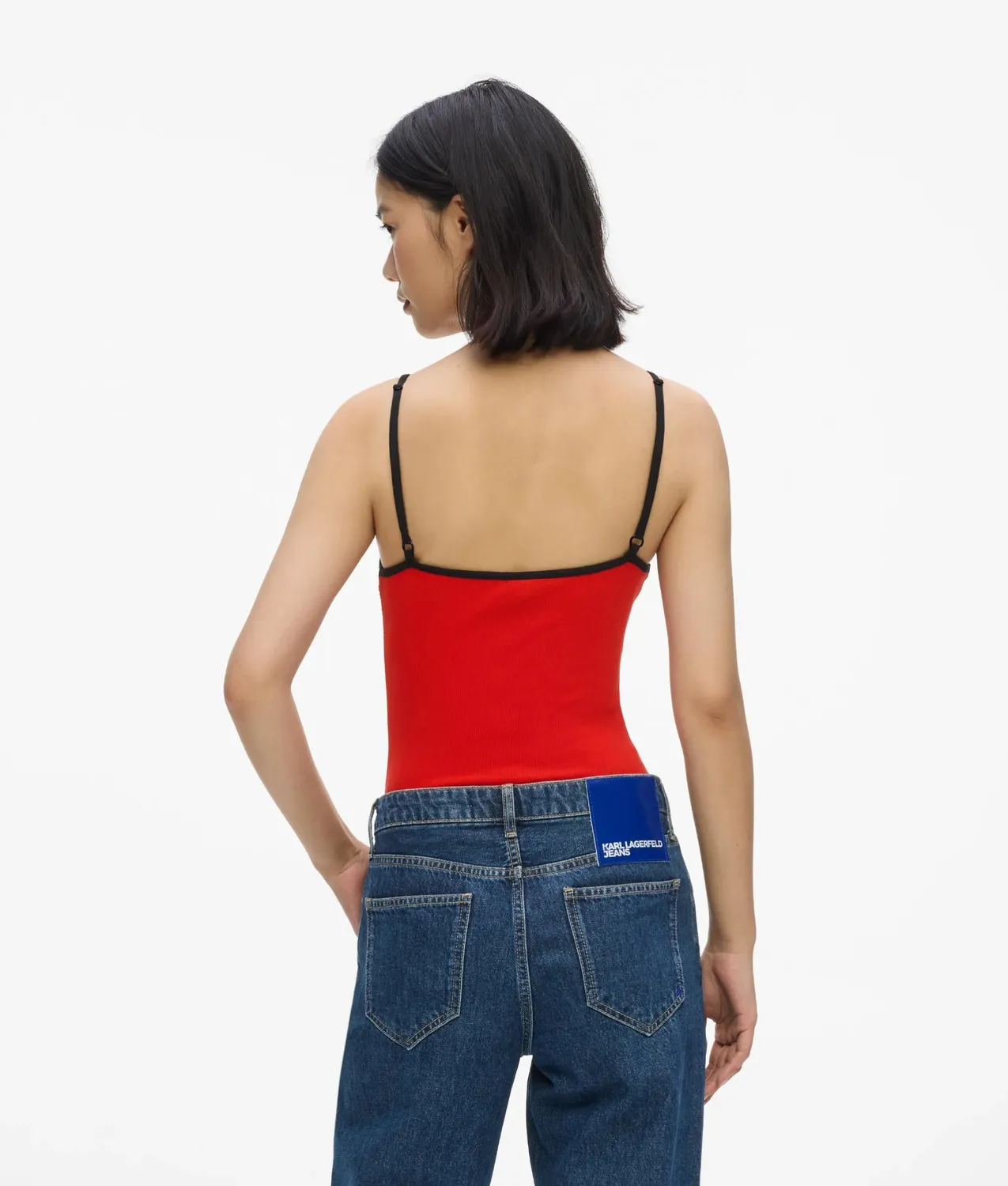 Karl Lagerfeld KL Jeans Ribbed Body Ripp Damen