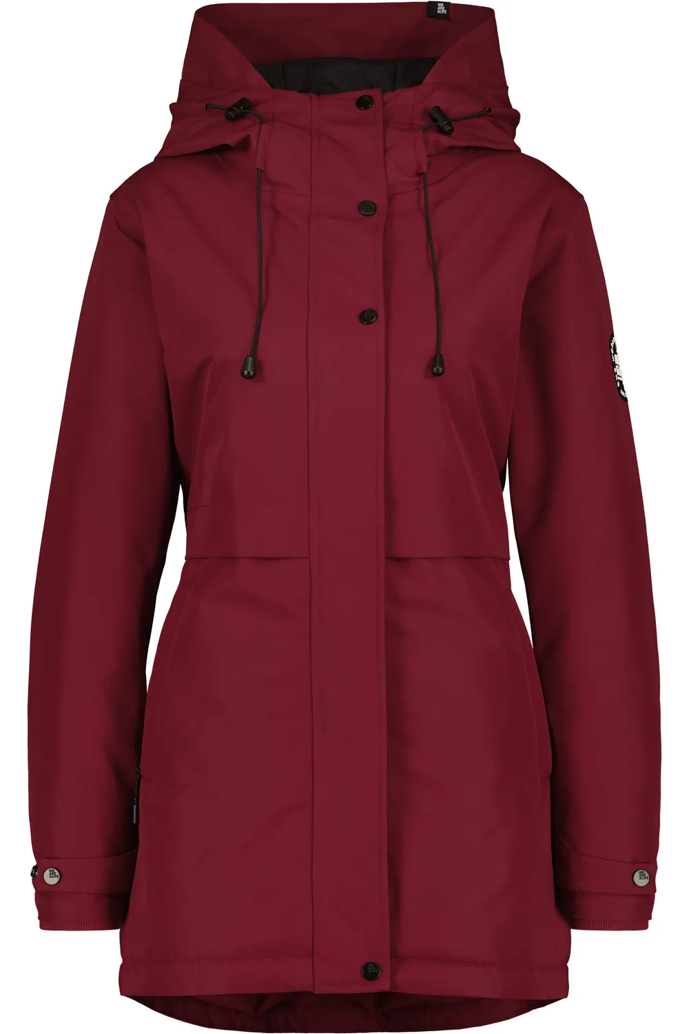 Alife & Kickin MarlyAK A Funktionsjacke Dunkelrot tailliert