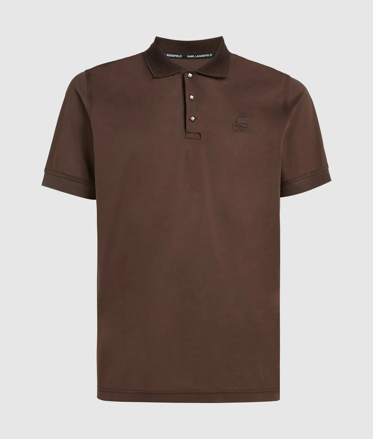 Karl Lagerfeld Polo Square Snap Button Kameo Herren