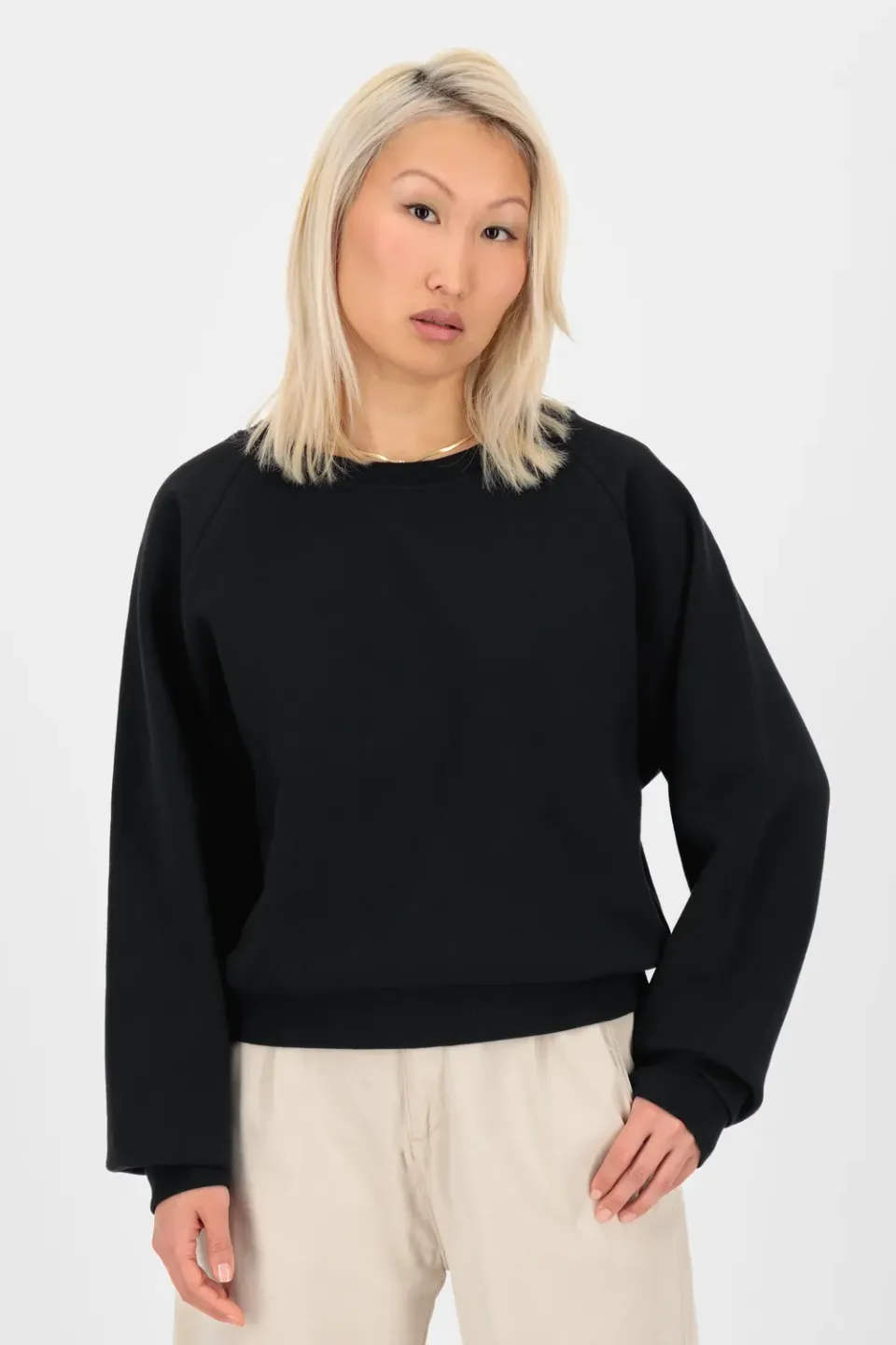 Alife & Kickin TeonaAK A Sweatshirt Schwarz Oversize