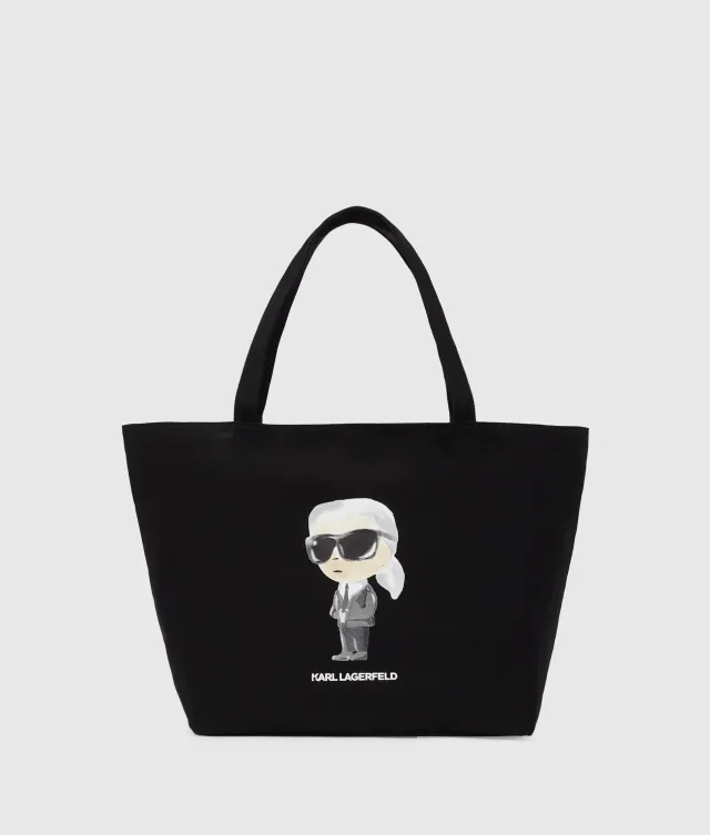 Karl Lagerfeld Ikon Aquarelle Shopper Leder