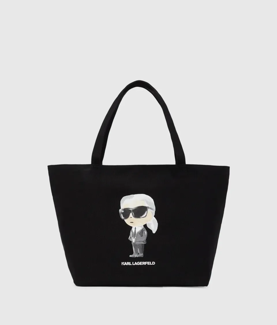 Karl Lagerfeld Ikon Aquarelle Shopper Leder