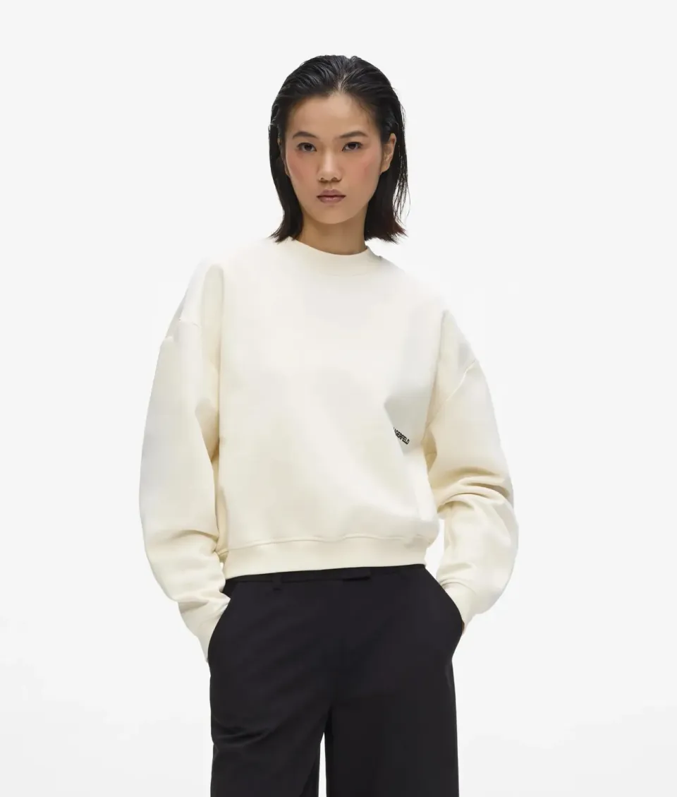 Karl Lagerfeld KL Jeans Sweatshirt boxy Print Bio