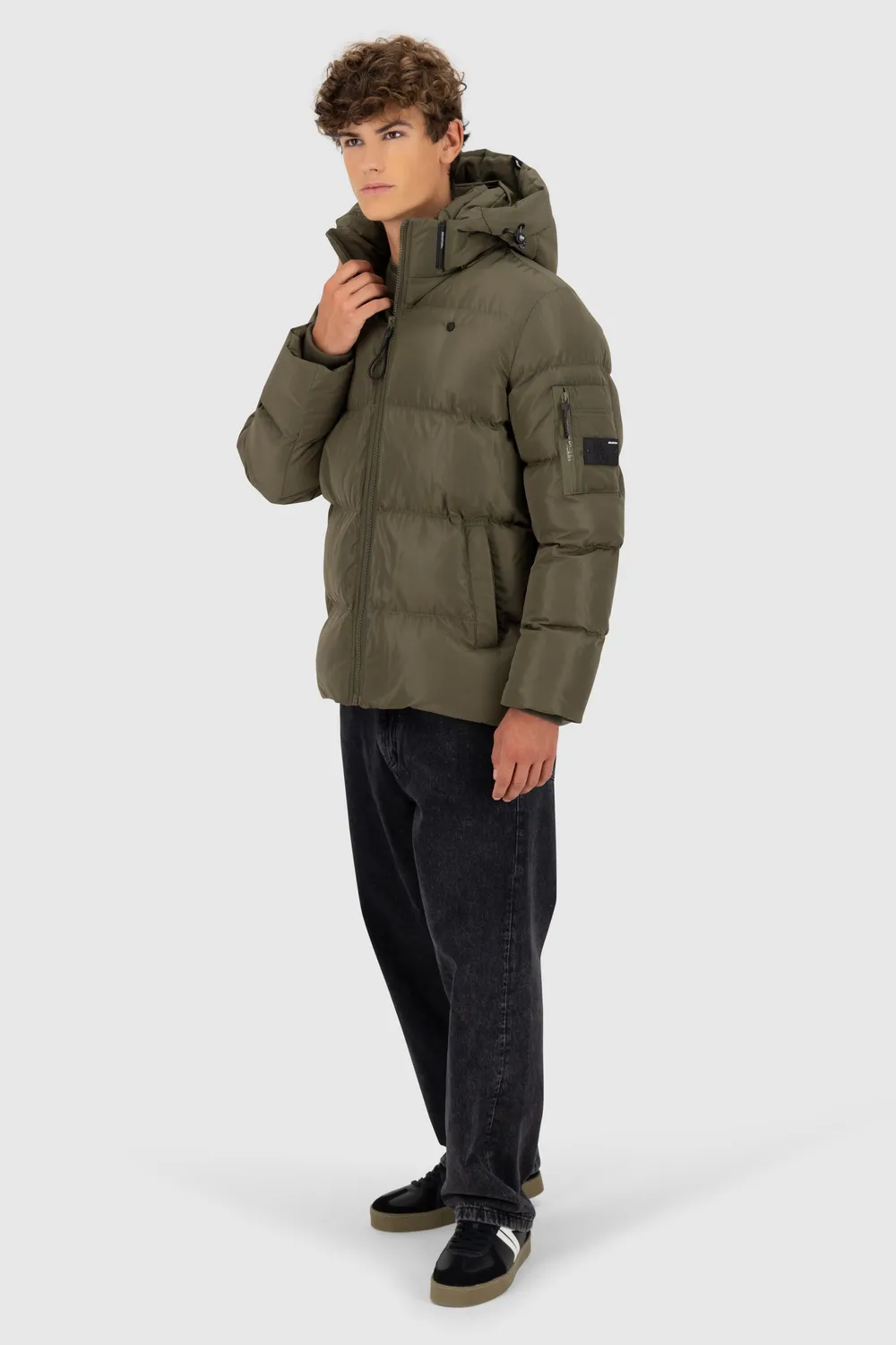 Alife & Kickin JamesAK A Pufferjacke Dunkelgrün Herren